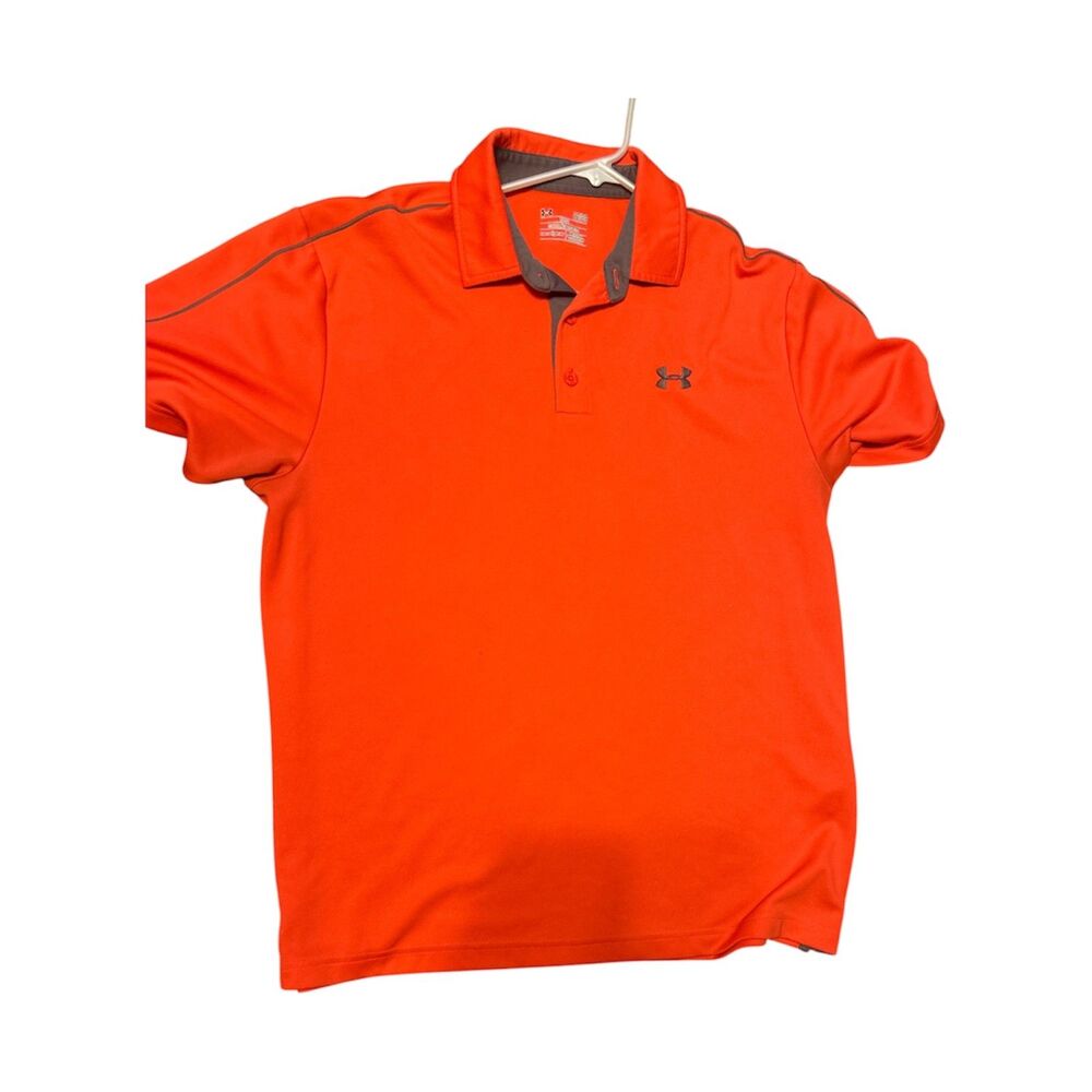 Under Armour  Polo shirt in orange with gray accent on collar